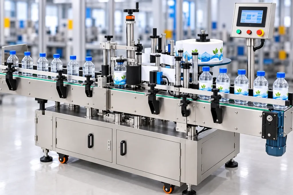 Plastic Bottle Sticker Labeling Machine